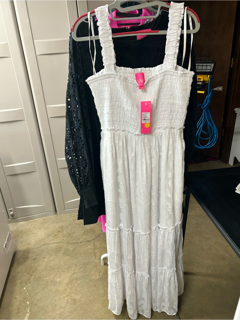 NWT Lilly Pulitzer Hadley Smocked Maxi Dress with Wide Straps